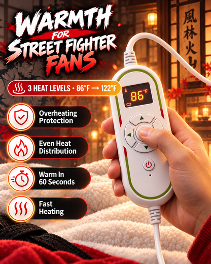 CozyFighter™ Street Fighter - Heated Robe